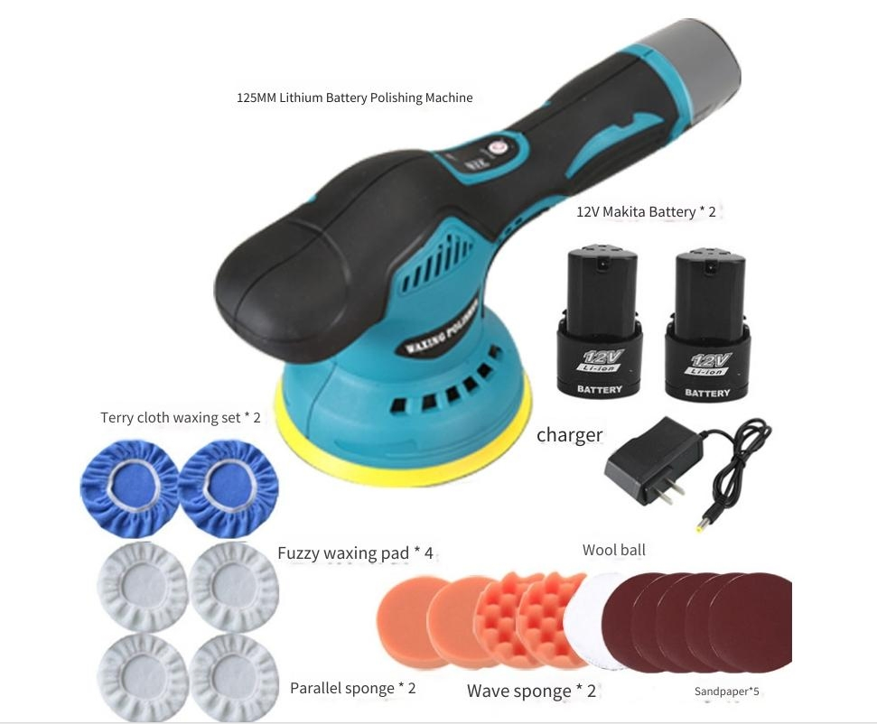 Portable Lithium Battery Polisher for Effortless Car Detailing Lijadoras De Banda