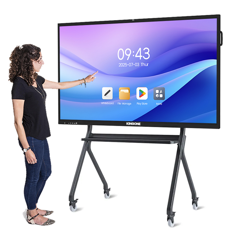 China Factory OEM ODM 100 Inch 4K UHD Smart Interactive Display LCD Touch Screen Flat Panel Whiteboard for School Training and Video Conference