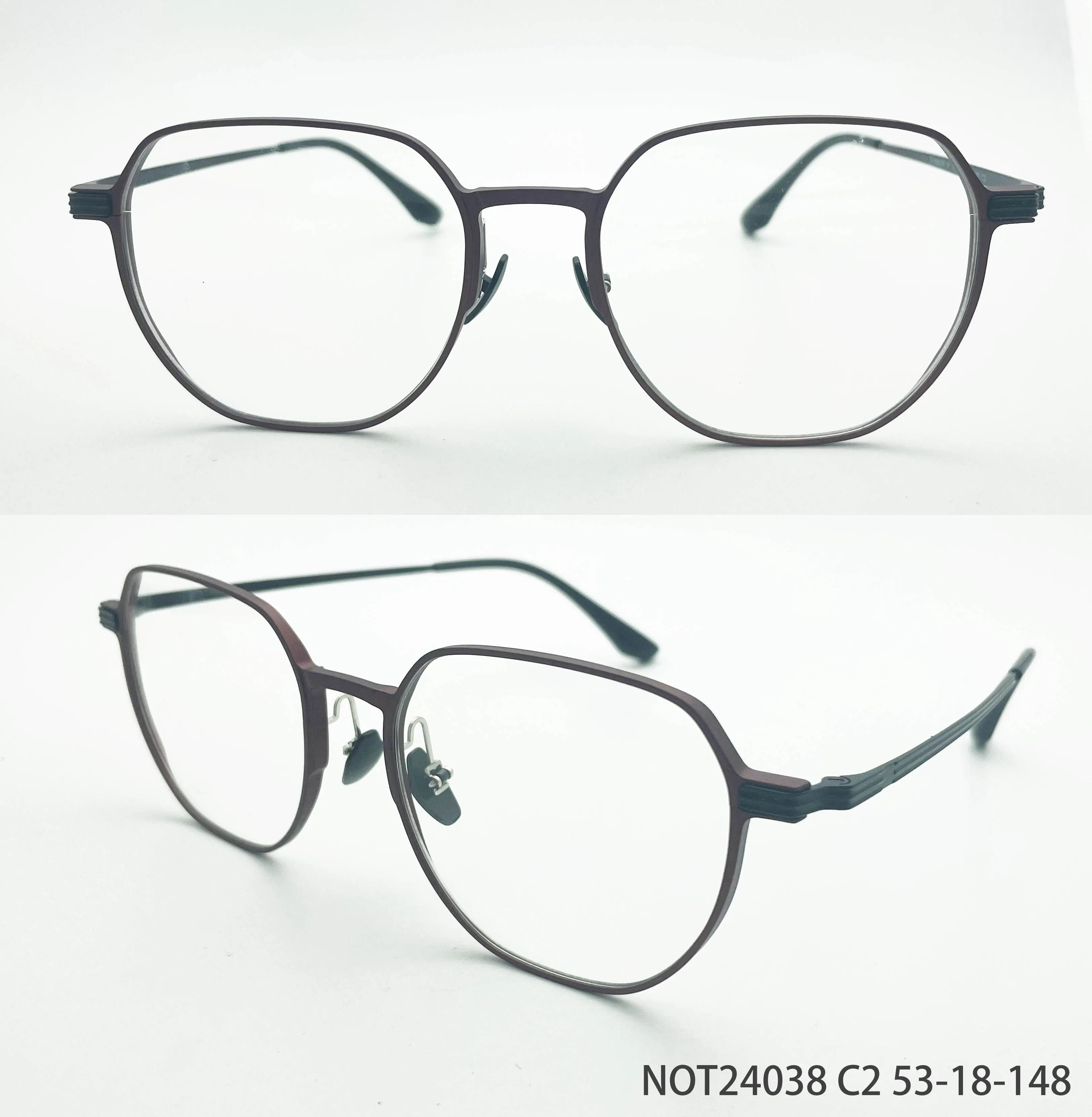 Aluminum Magnesium Optical Frame Classical Round Men Custom