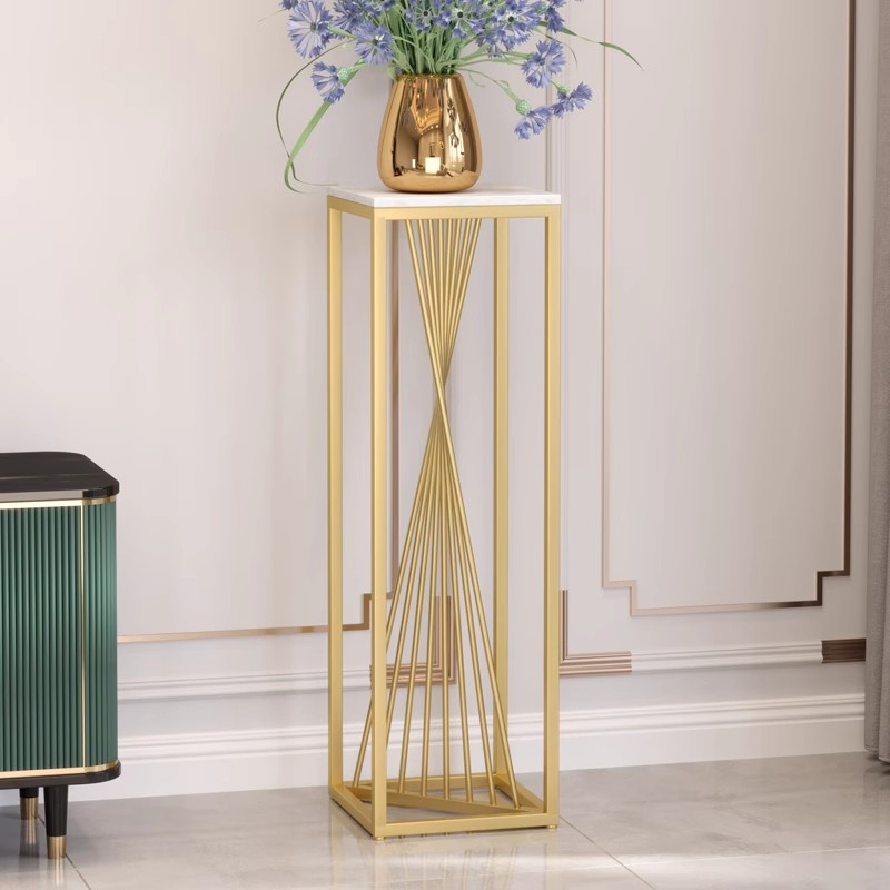 Good Quality Simple Iron Flower Stand Living Room Balcony Goods Rack Household Items