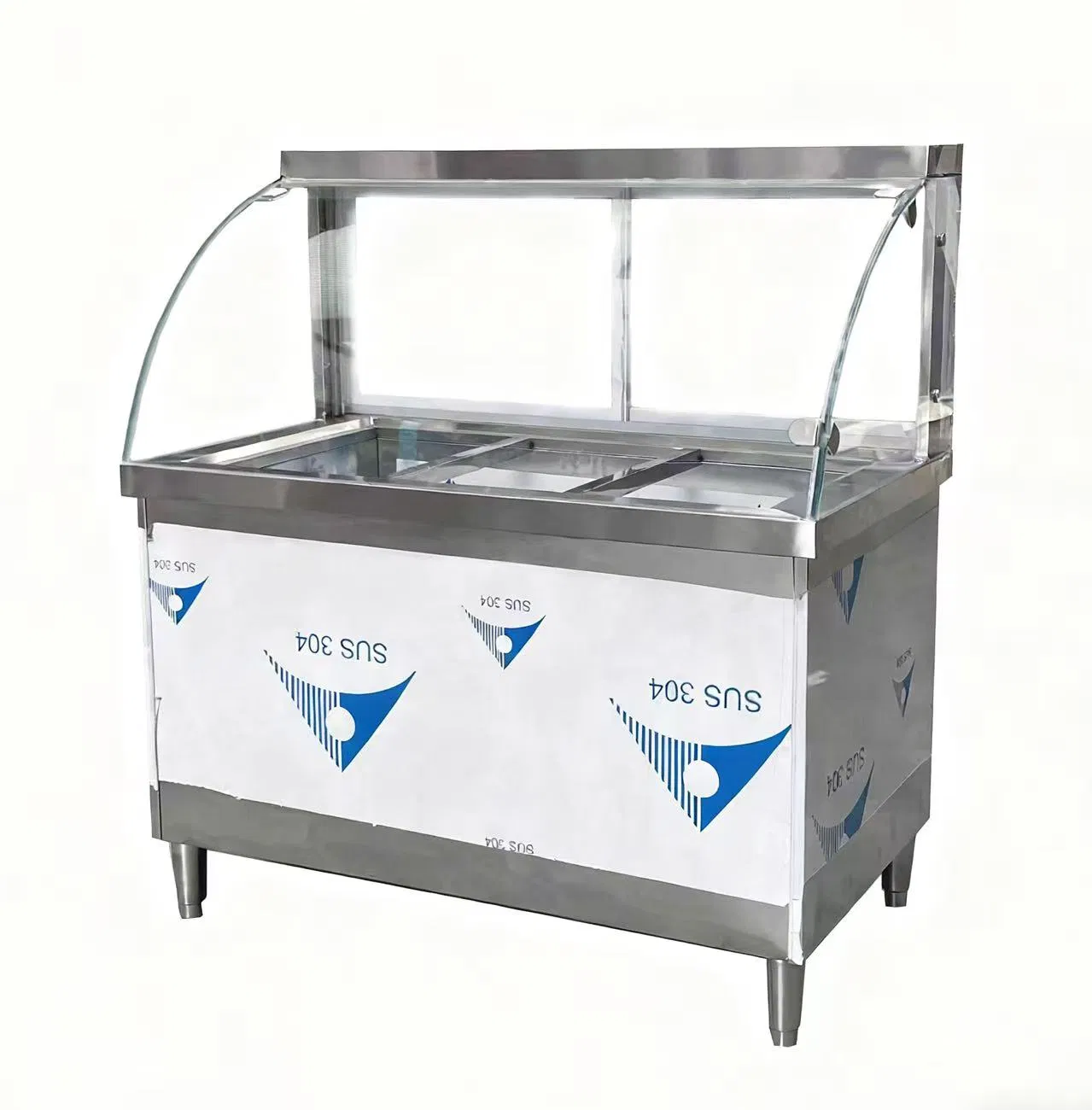 Stainless Steel Bain Marie Food Warmer, 1/1 Gn Pan Compatible