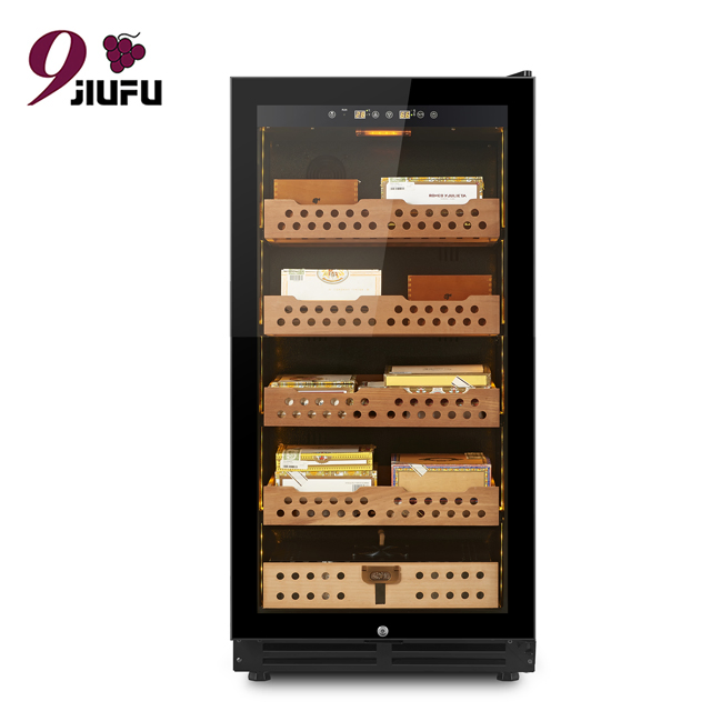 Refrigerator Wholesale Cigar Humidor Electronic Best Cigar Cooler Spanish Cedar Display Cabinet Cigar Humidor