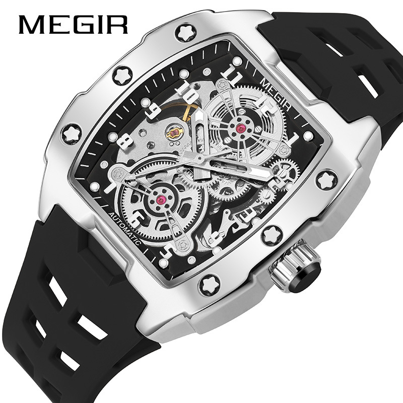Megir 8602g Hot-Selling Arrogance Style Fashion Sport Waterproof Luminous Mechanical Watch