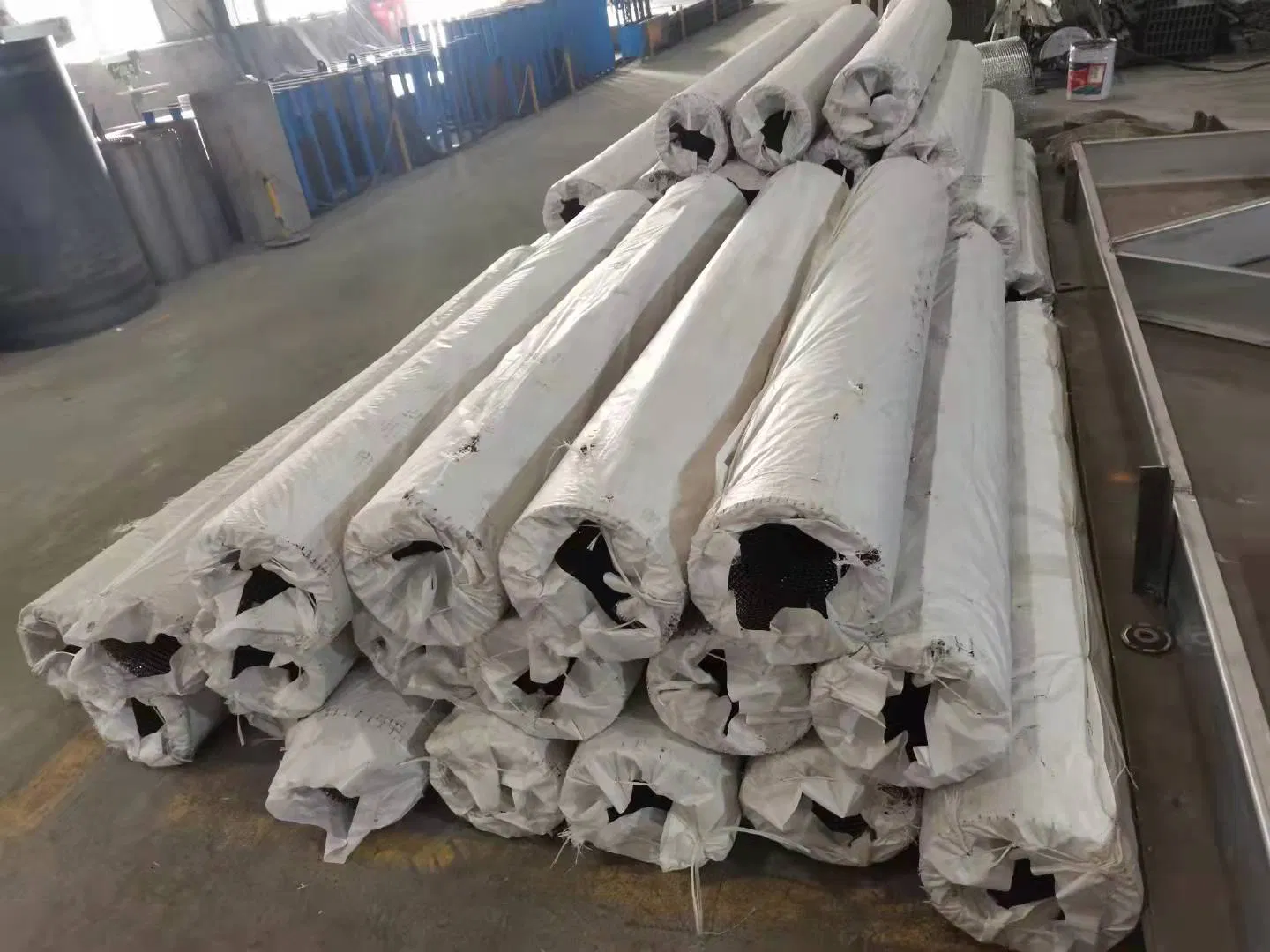 Galvanized Steel Perforated Metal Mesh Tunnel Fan Muffler Accessories