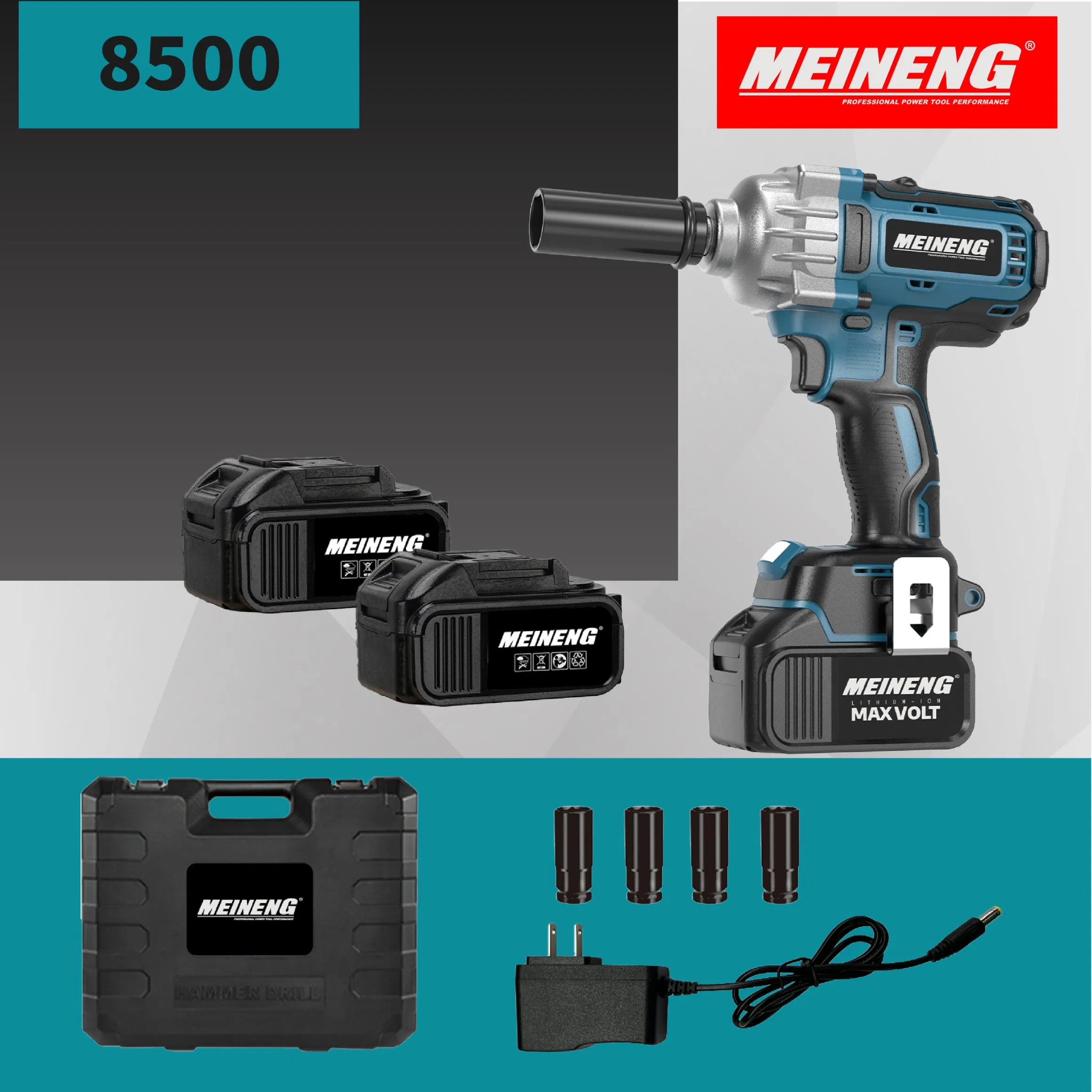 Беспроводной гайковерт PowerMax 8500, 580 Нм