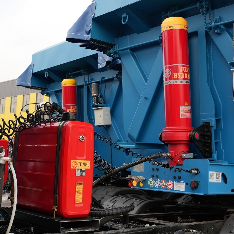 Гидравлическая система опрокидывания для самосвала