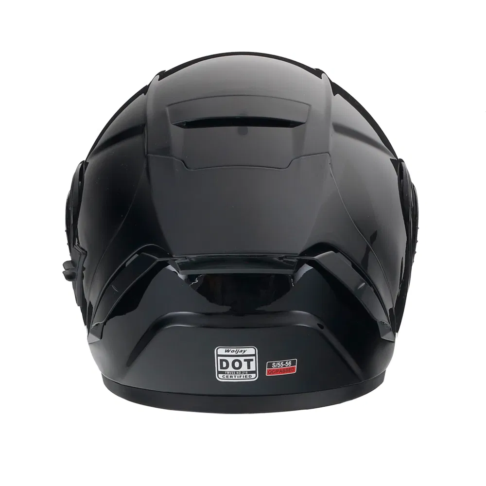 Flip-Up Helmet with Dual Visor, DOT Certified