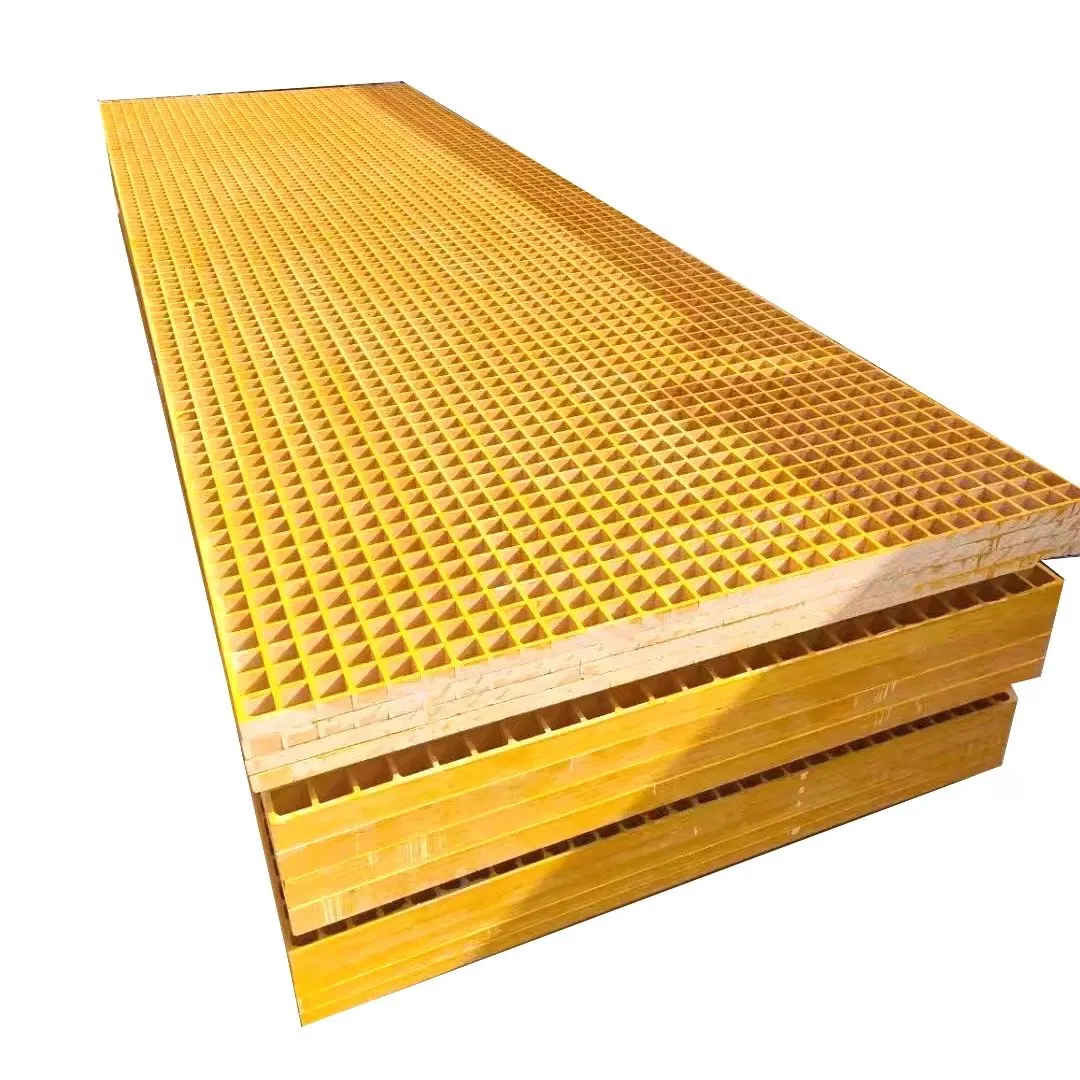Wholesale Custom Reinforced FRP Grating Lightweight High Strength FRP Grating for Metallurgy