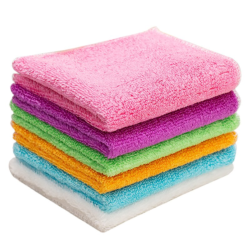 Wholesale Kitchen Dish Cloth Bamboo Fiber Cleaning Dish Cloth Towel Kitchen Dish Towels