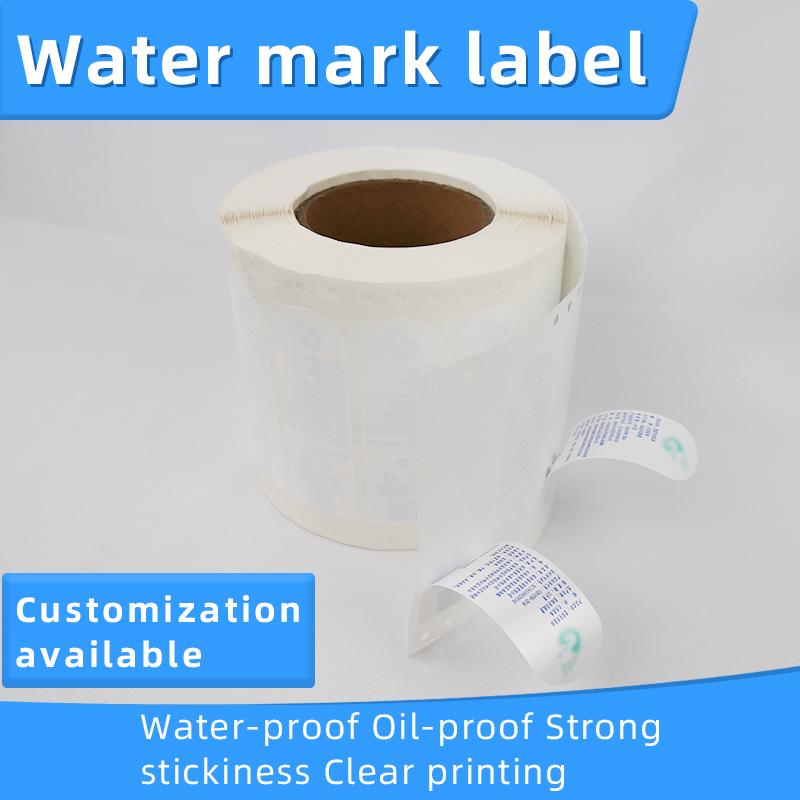 Factory Direct Self-Adhesive PP Labels - Glossy, Tear-Resistant Mineral Water Bottle Beverage Labels