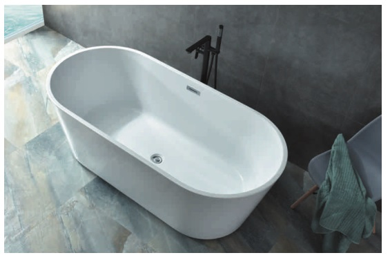 Акриловая ванна Aquaspa 822 с гидромассажем