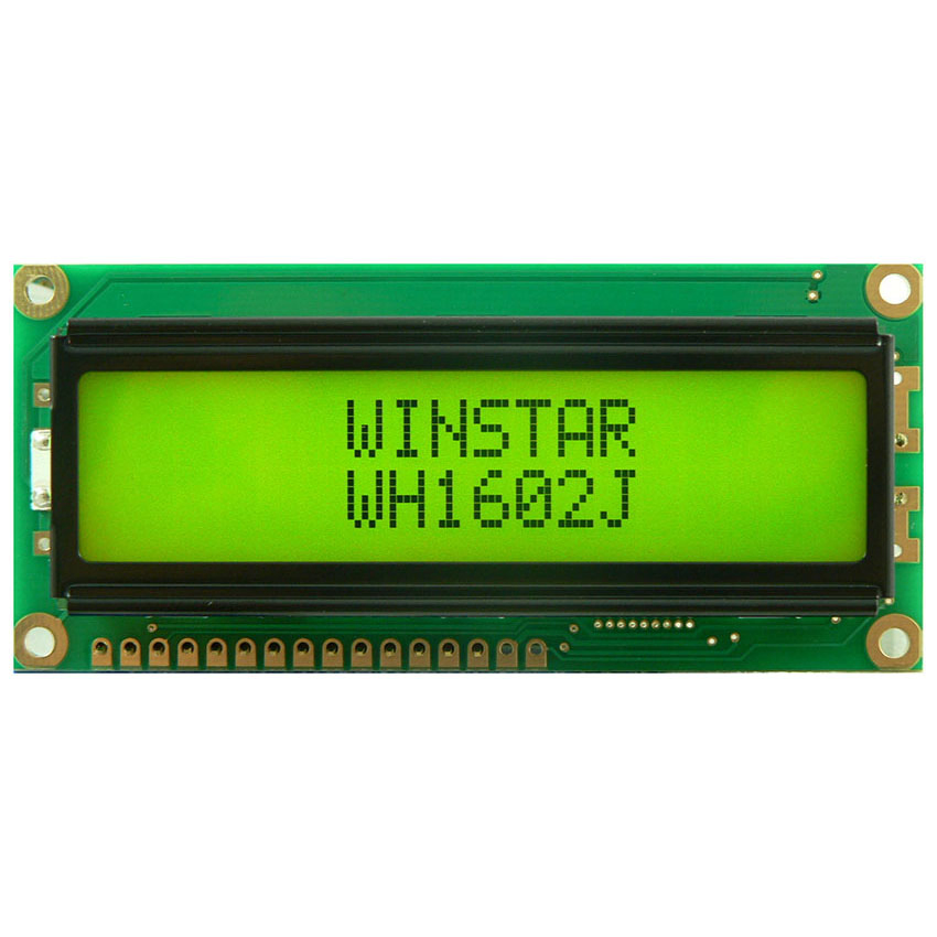 Winstar 16X2 Character LCD (WH1602A-YGH-CTK#, WH1602B-CFH-JT#, WH1602C-YGH-CTK#, WH1602D-TMI-CT#, WH1602J-YYH-CTK#, WH1602L1-TFH-CT#)
