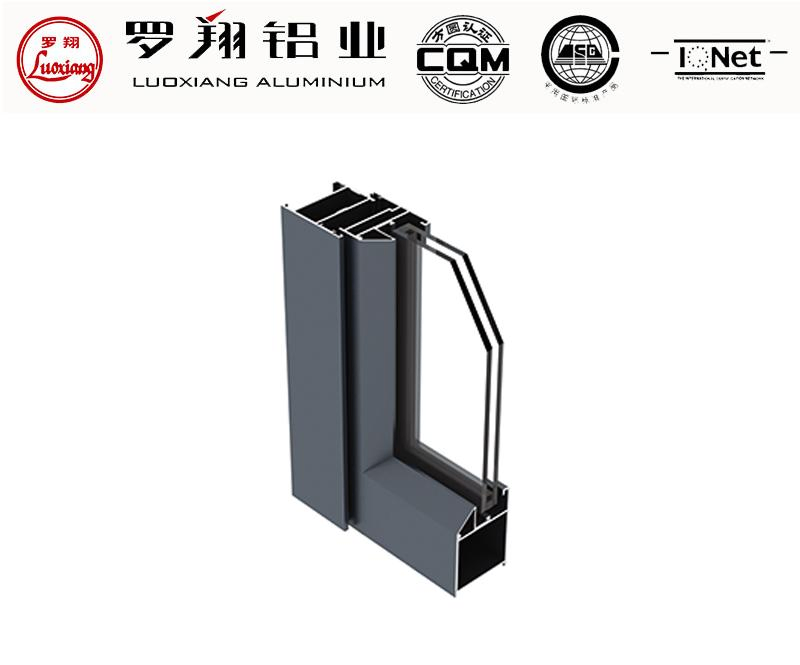 Powder Coating Aluminium Frame Door Profile Casement Door Window Frame Profile