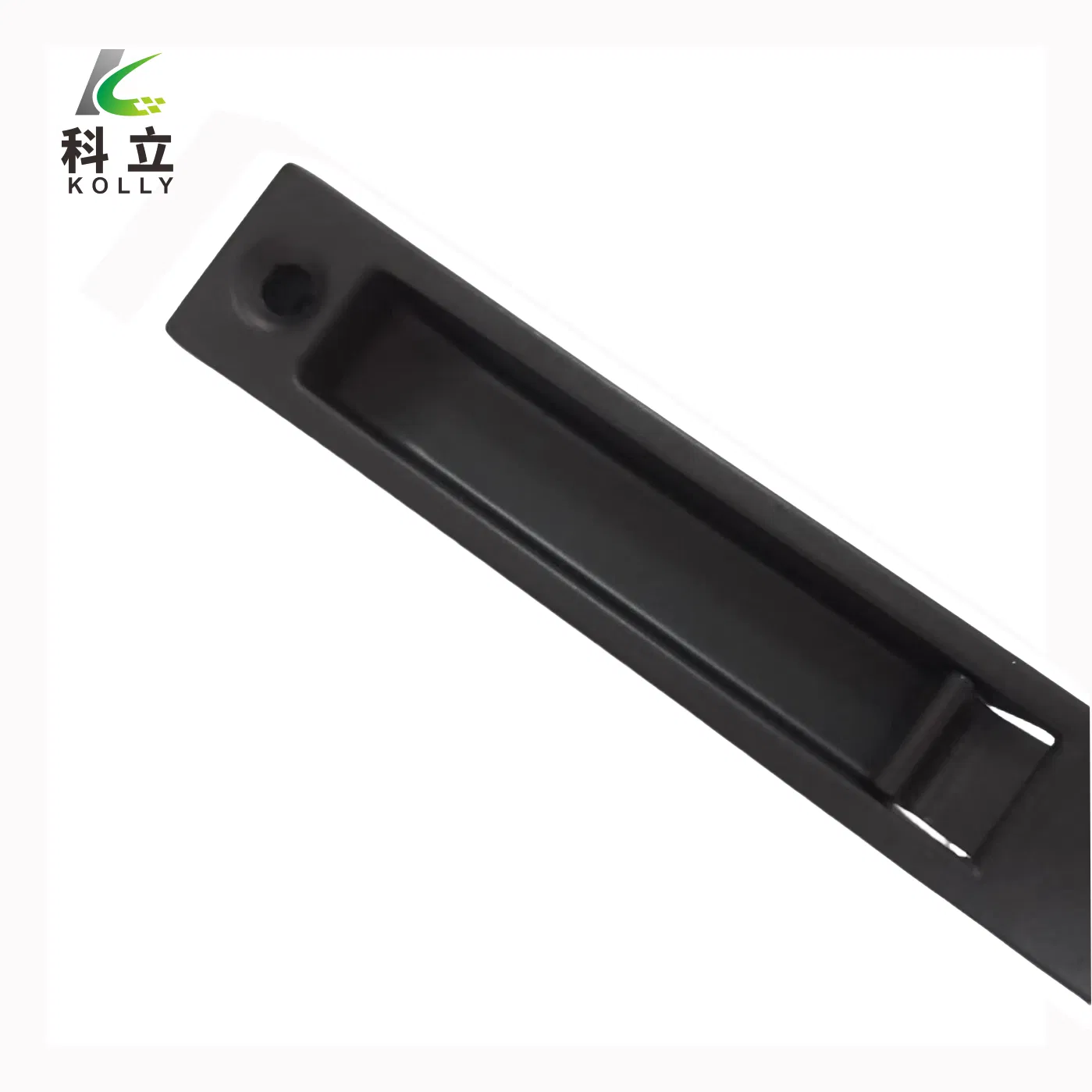 Space-Saving Flush Handle with Smooth Sliding Glass Design