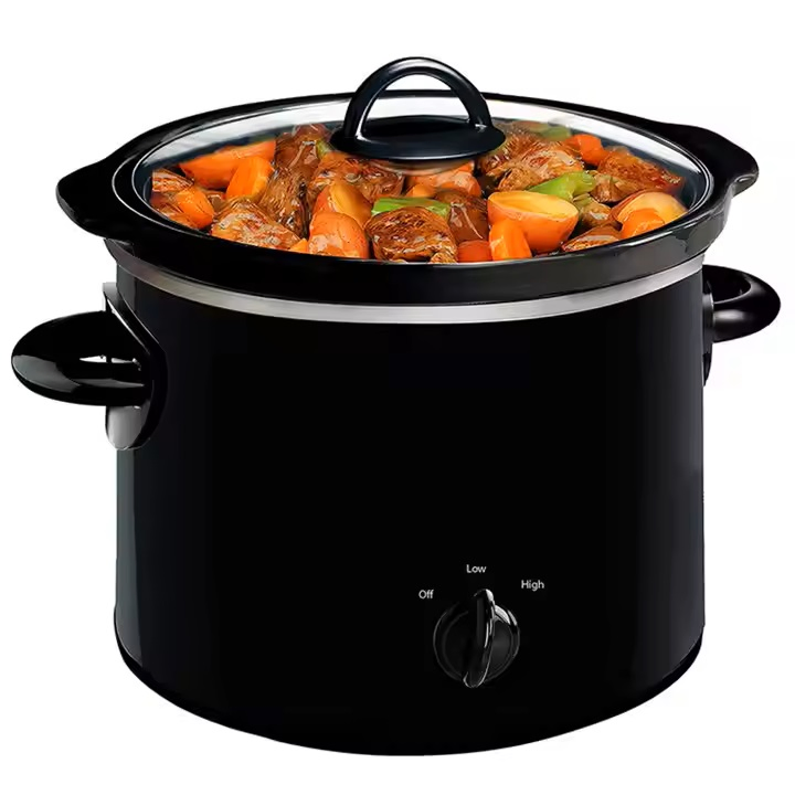 Compact 2.5qt Slow Cooker for Delicious Family Dinners