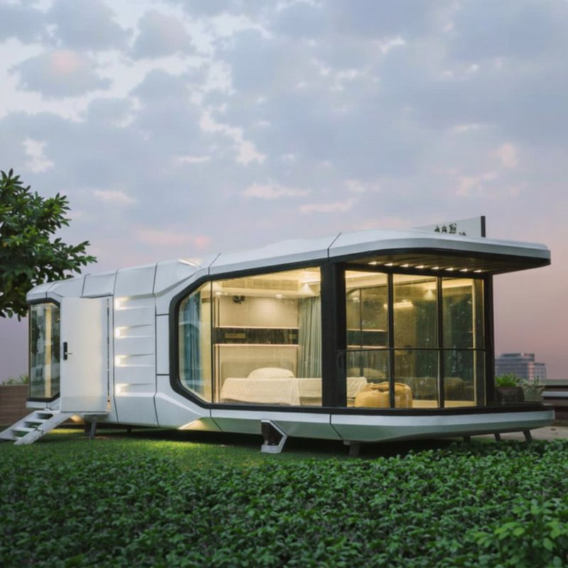 Rapid-Deployment Steel Capsule Housing for Disaster Relief & Camps