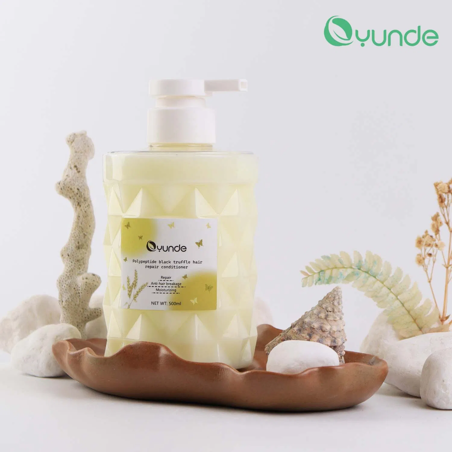 Natural Organic Polypeptide Black Truffle Repair Hair Conditioner for Salon