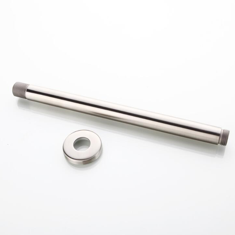 Factory Stainless Steel Shower Arms Chrome Adjustable Rain Shower Head Arm Hose