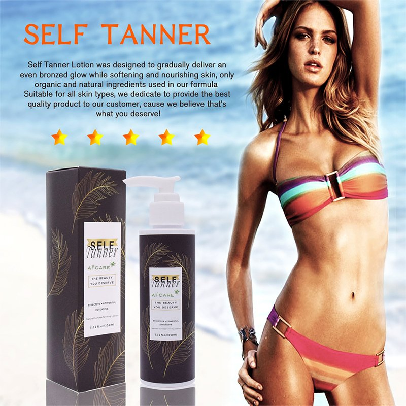 Natural Healthy Beautiful Self Tanner Cream Sunless Self Tanning Cream Lotion for Body