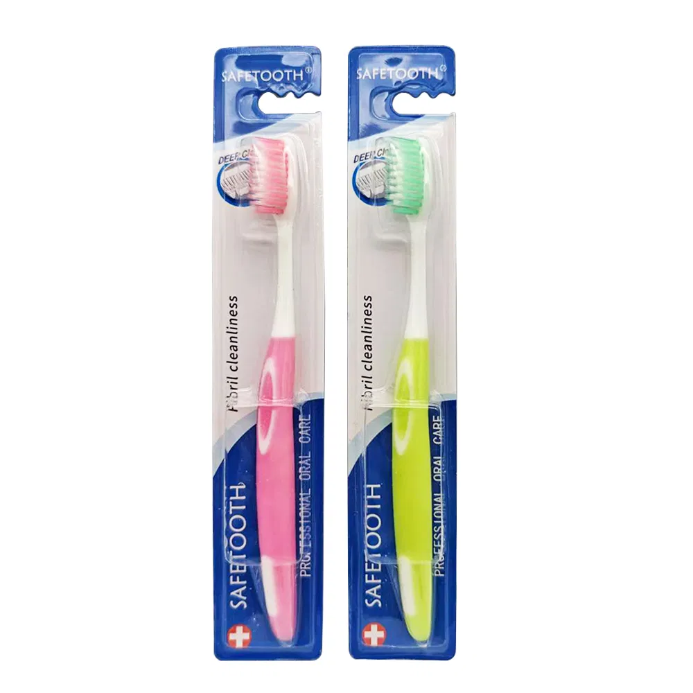 Custom Adult Cheap Soft Bristles Plastic Toothbrush Independently Packaged Toothbrush