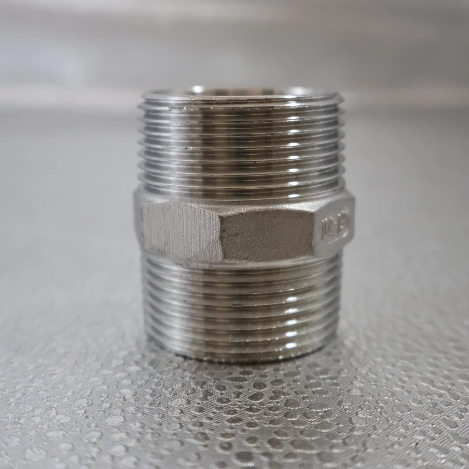 Hot Sale Stainless Steel Pipe Fitting Hex Nipple Thread for Pipeline 304/316