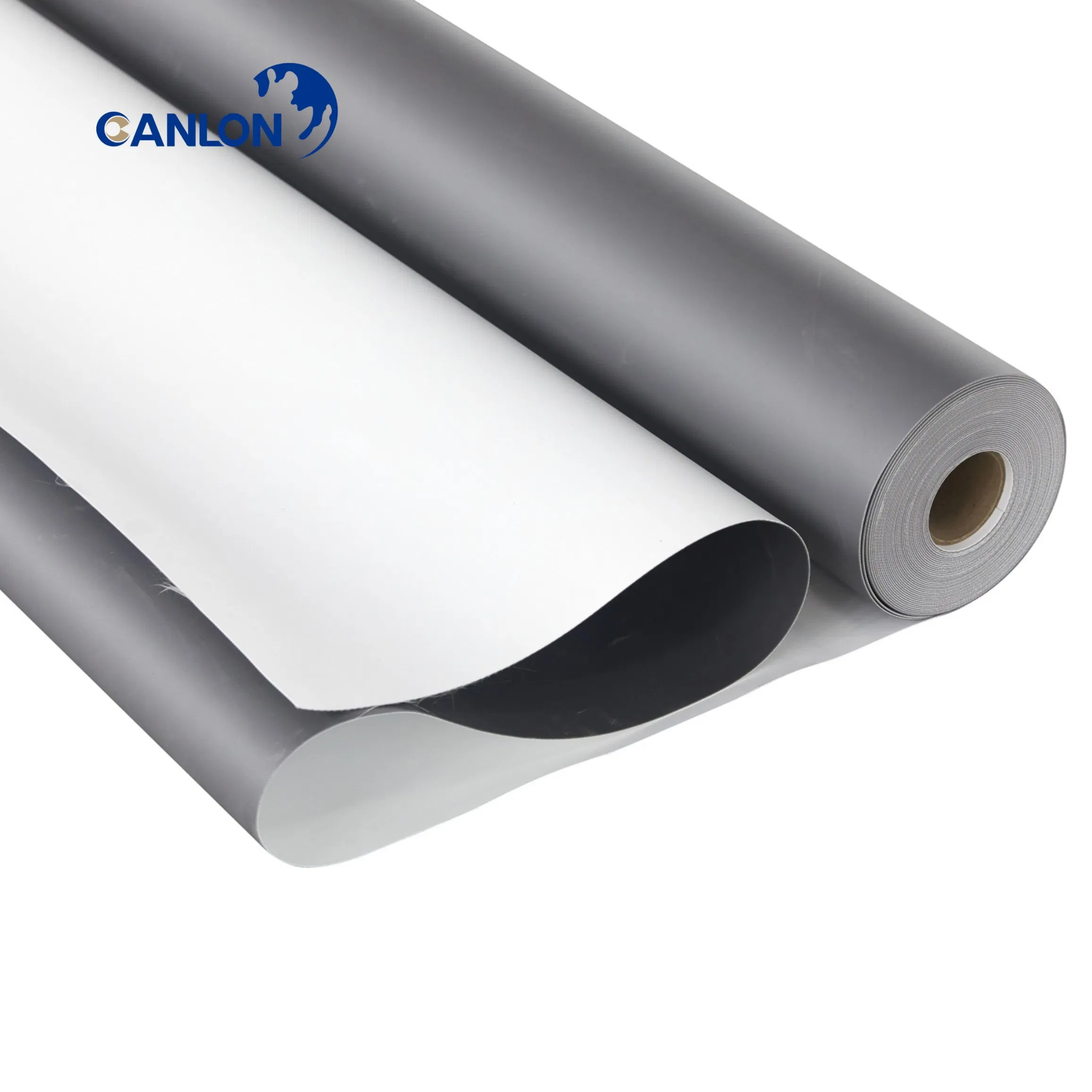 Canlon Polyester Reinforced PVC Membrane Flat Roof Waterproofing Membrane CE/FM Approved
