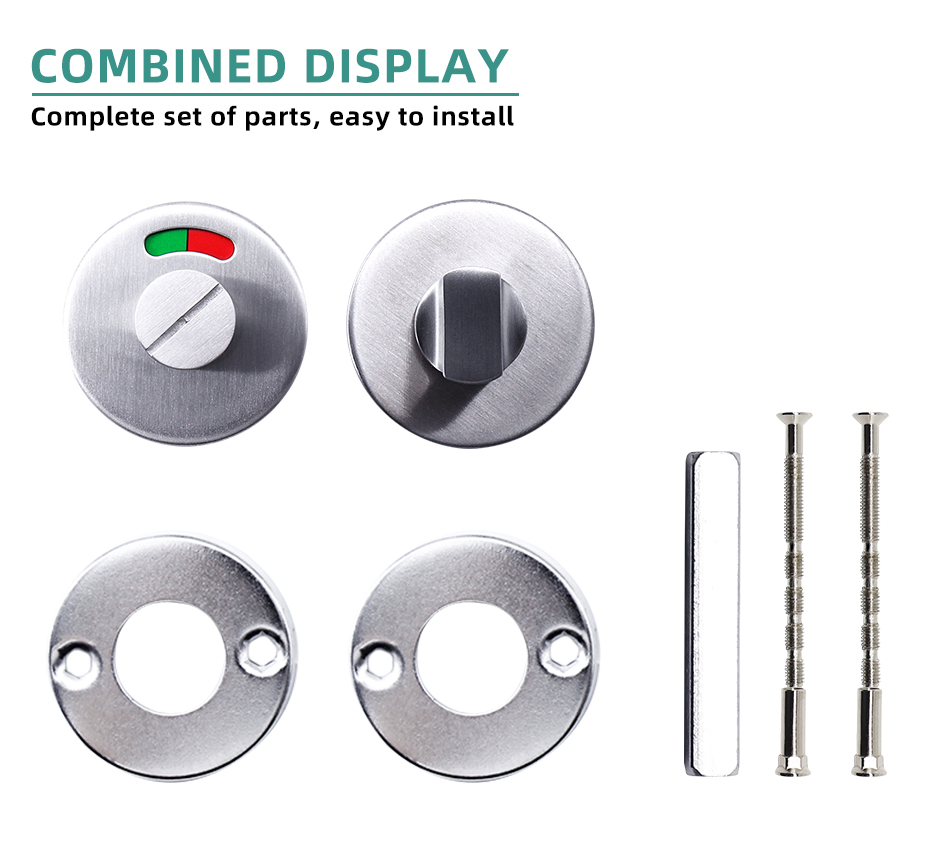 Public Toilet Cubicles Bathroom Hardware Accessories Door Lock