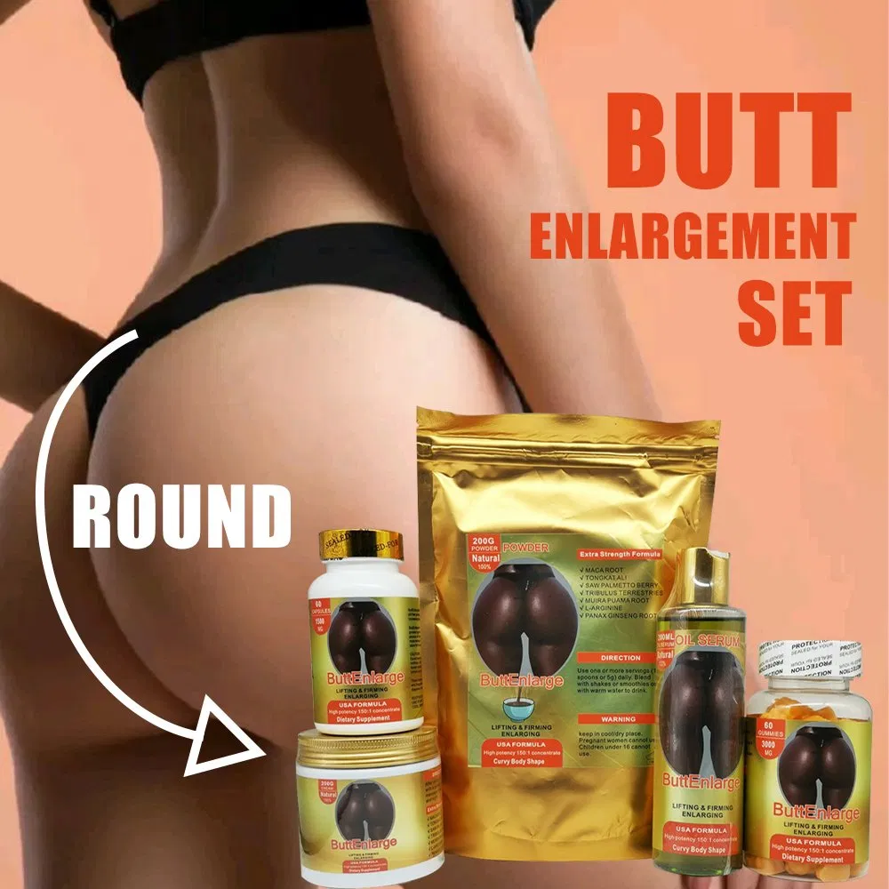 Private Brand Ultimate Maca Enhance Butt Sets Lift Hip Lines Butt Enlargement Sets for Female Adults