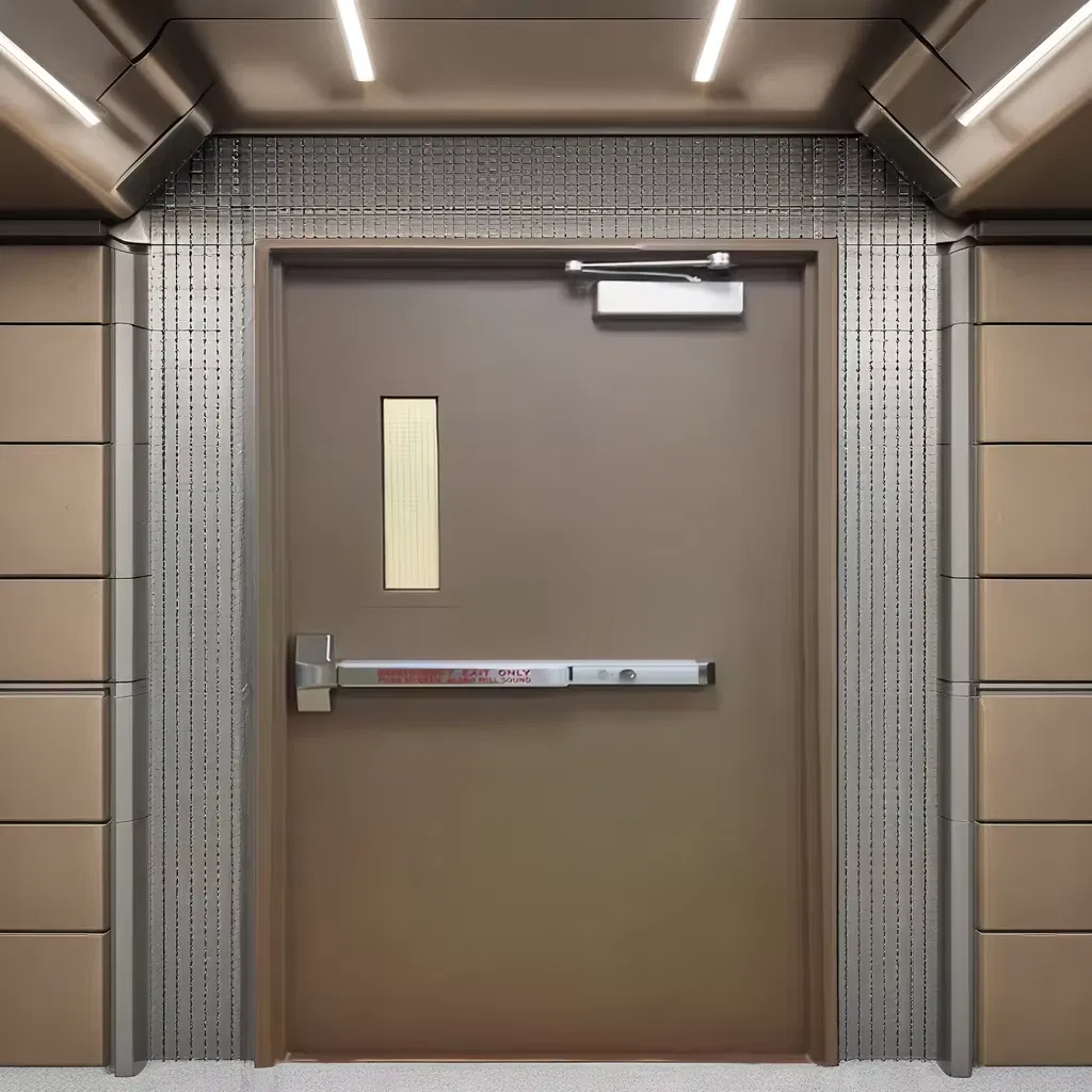 Elegant Fire Door, Steel Door, Security Door for Luxury Spaces
