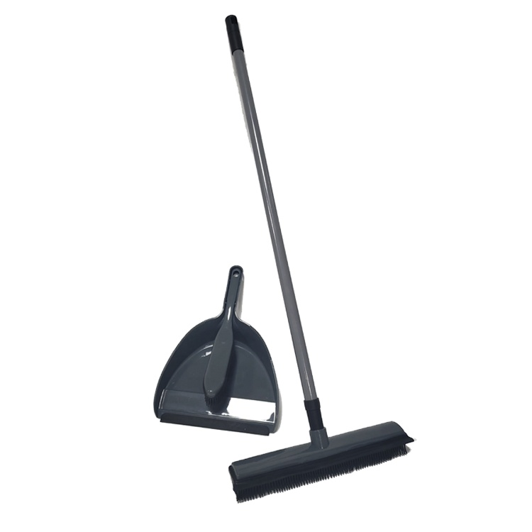 Multi-Functional New TPR Soft Handle Dustpan with Broom Set