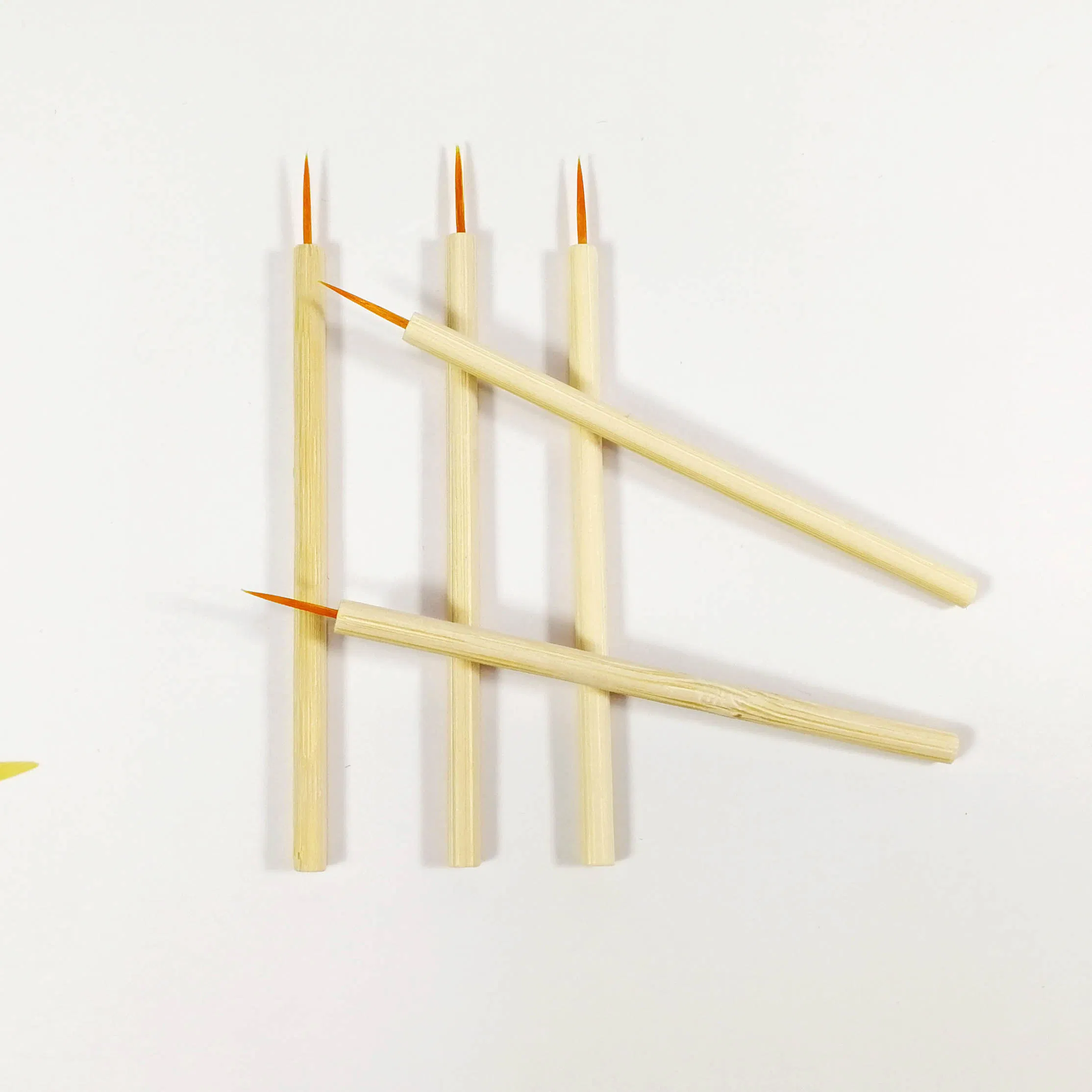 Disposable Bamboo Lip Eyeshadow Brushes Eco-Friendly Eyelash Eyebrow Brush