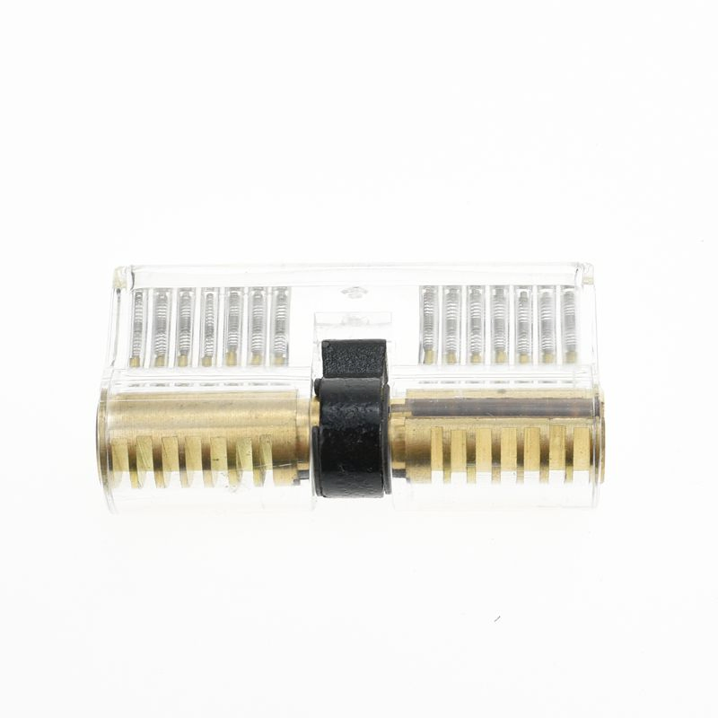 3PCS Practice Lock Clear Set Locksmith Training Transparent Padlocks (YH10021)