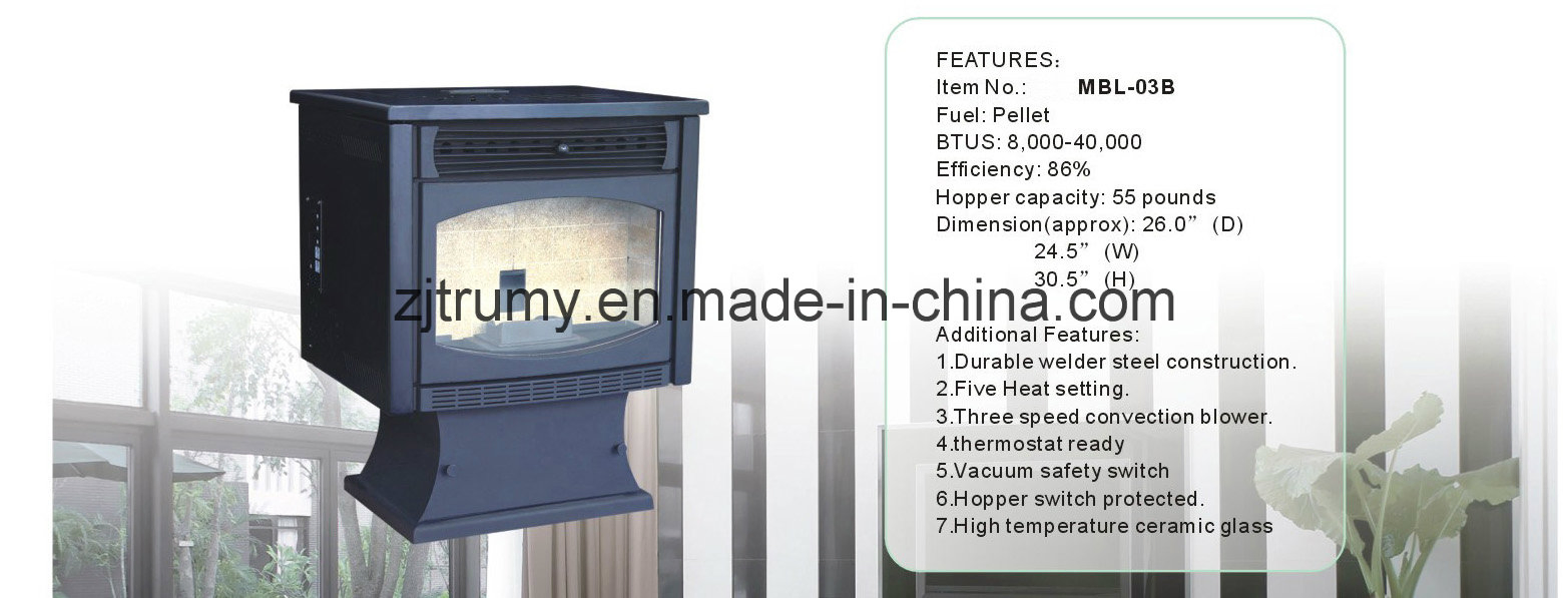 Biomass Wood Pellet Fireplace Stove