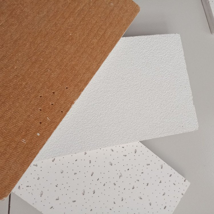 60*60cm Acoustic Ceiling Panels Suspended Mineral Fiber Drop Ceiling Tile Black Supply Cinema Conference Rooms