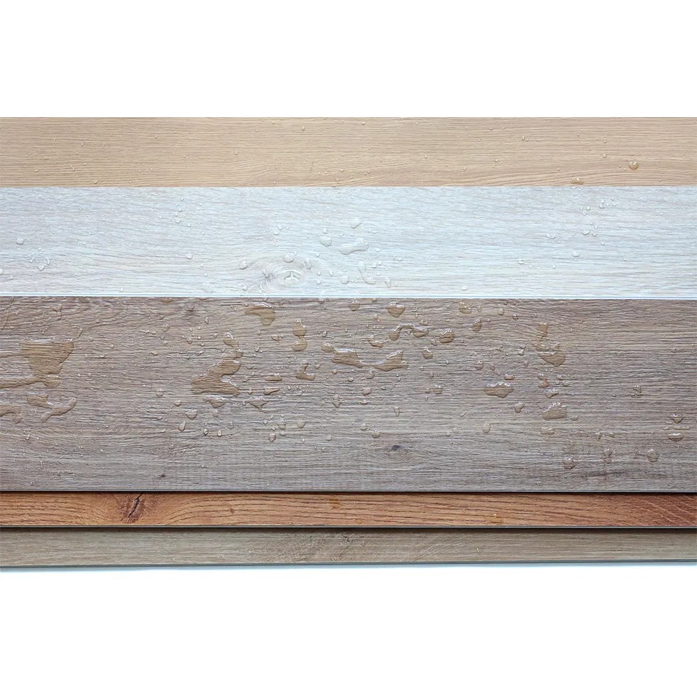 Hot Selling Wood Grain High Gloss Waterproof Spc Plastic Stone Composite Flooring