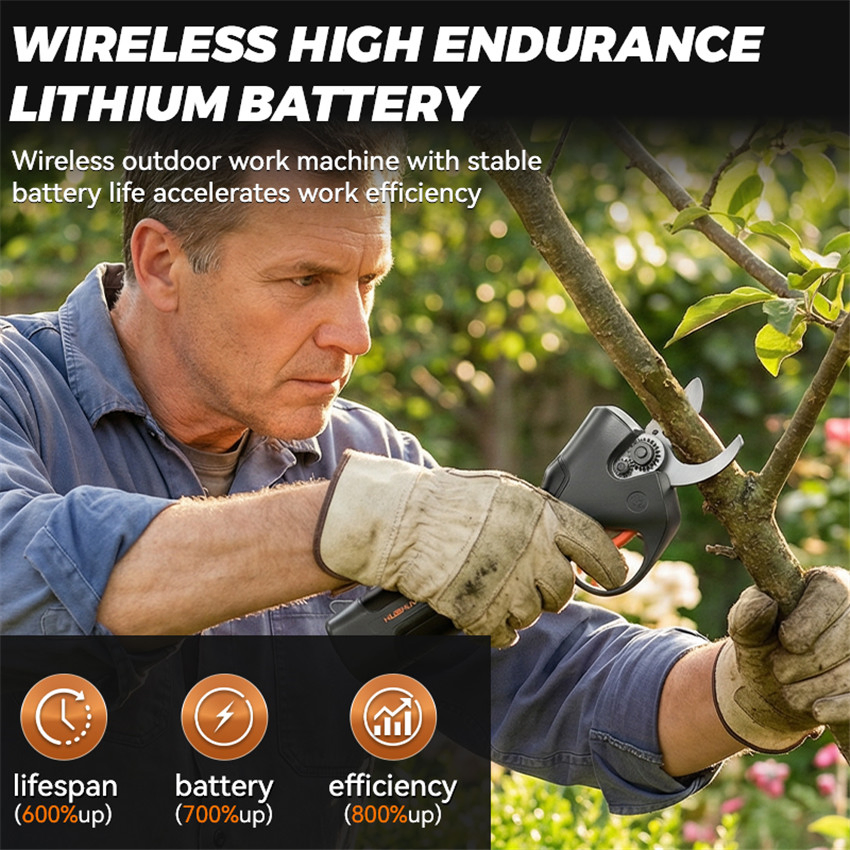 Professional Electric Pruning Scissors for Household & Garden Branch Trimming Work