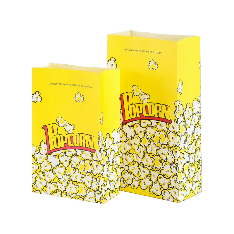 Hot Food Snack Delivery Roasted Chicken Sandwich Chocolate Wrapping Oil Proof Fries Chips Wax Paper Bag