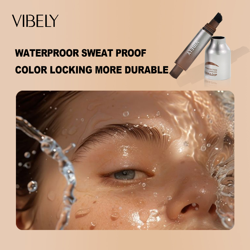 Lasting Tinted 3D Eye Brow Enhancers Eyebrow Gel with Brush High Pigment Waterproof Vegan Eyebrow Powder