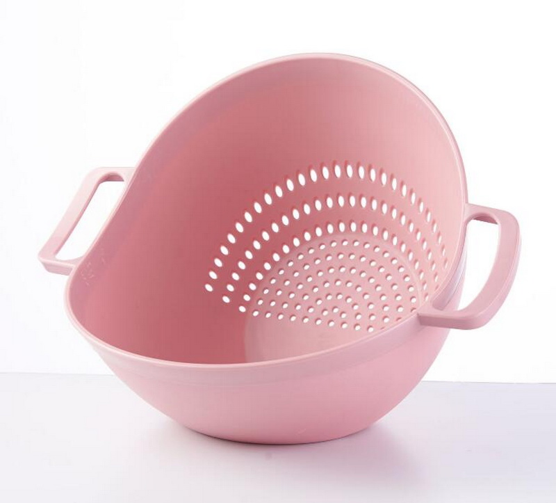 Hot Sale Plastic Small Size Draining Basket with Handles