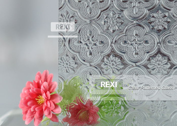 China Manufacturer Low Iron Patterned Glass with Factory price