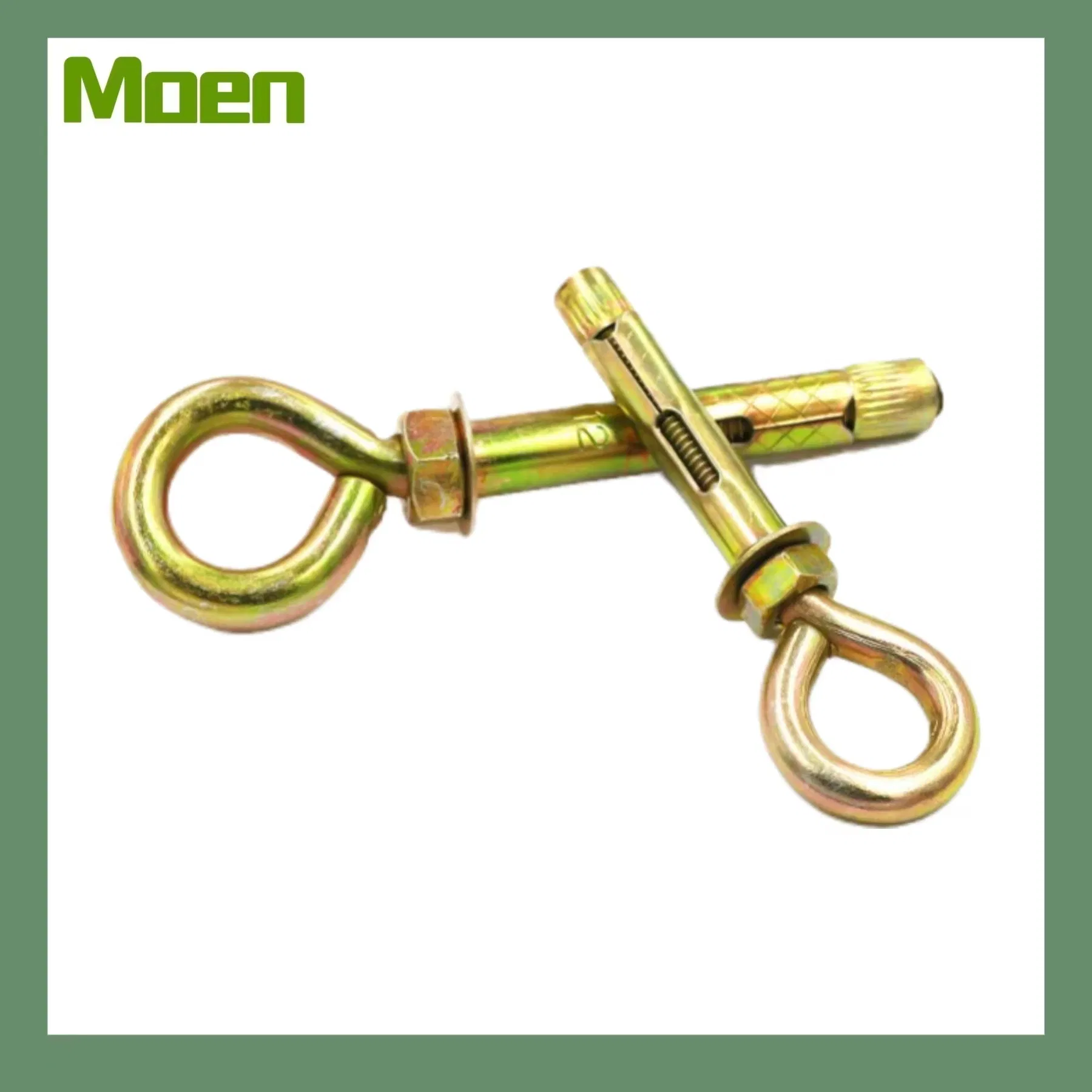 Анкерный болт с гильзой и проушиной, оцинкованный, желтый