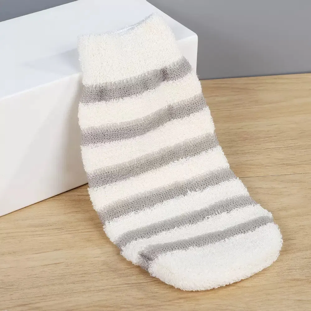 Natural Environmentally Friendly Cotton and Linen Bath Scrubber/Exfoliating Bath Glove