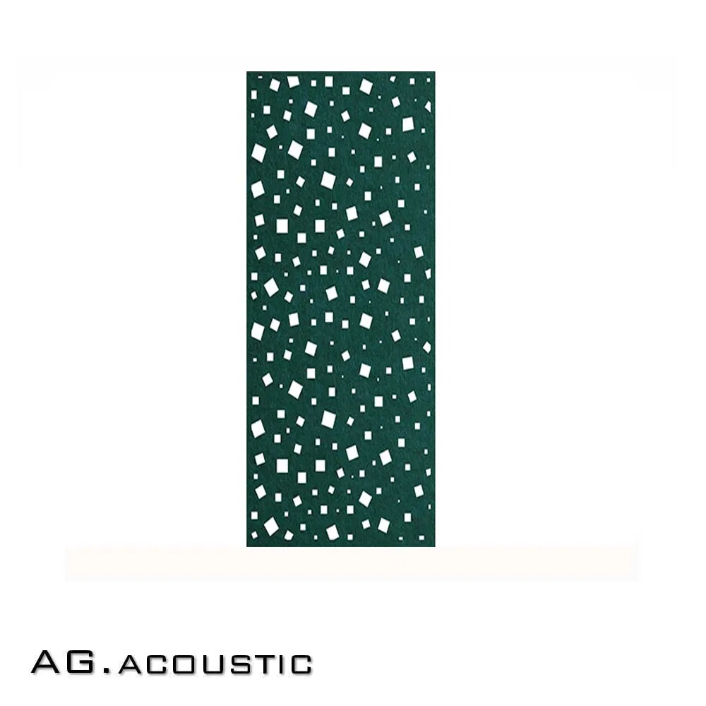 AG. Acoustic Hanging Acoustic Screen Carved Polyester Fiber Soundproofing Board for Office