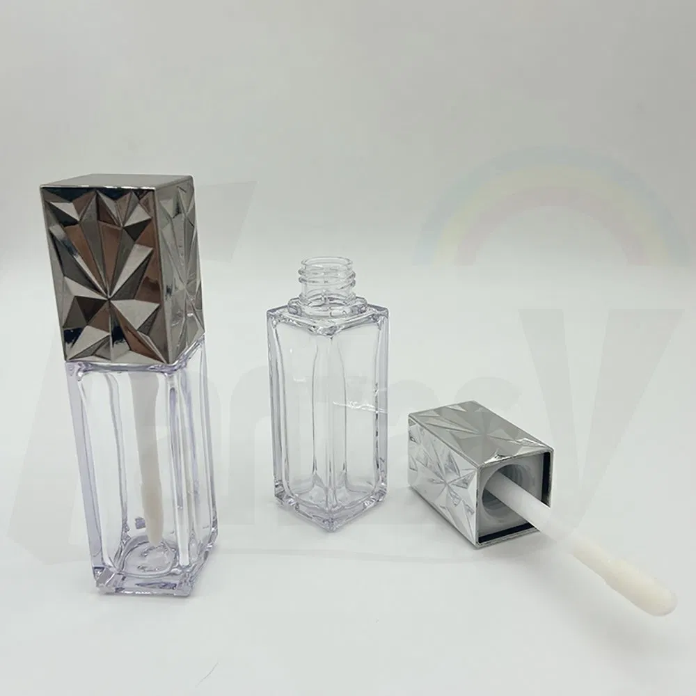 Lip Gloss Lip Balm Tube Lipstick Container with Wand Brusher