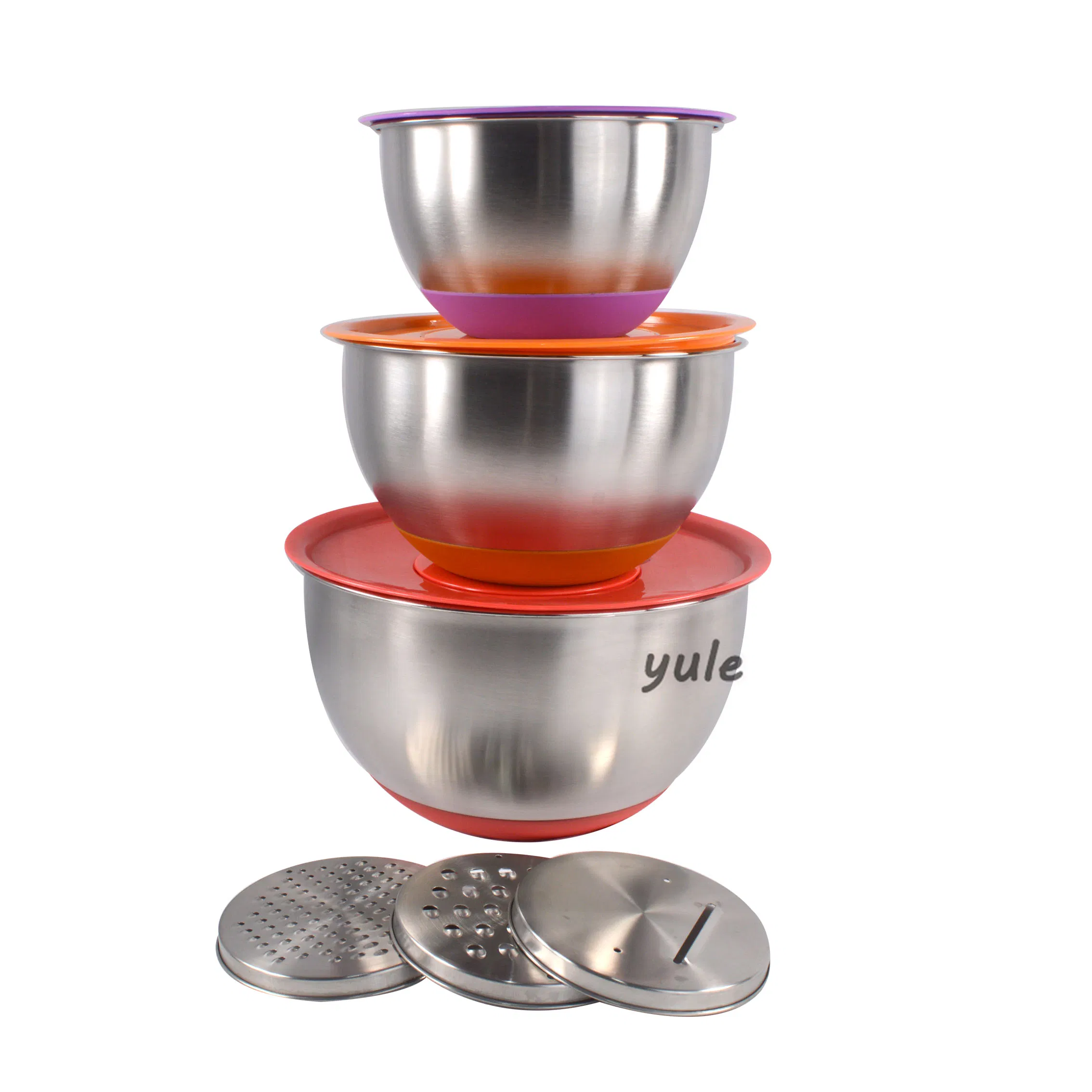 Factory Price Non-Slip Bottom Stainless Steel Mixing Bowl