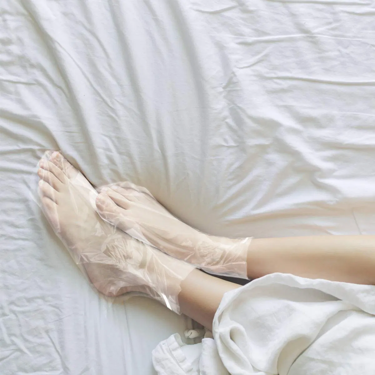 Paraffin Bath Liners for Foot Plastic Disposable Booties Liners Foot Sock