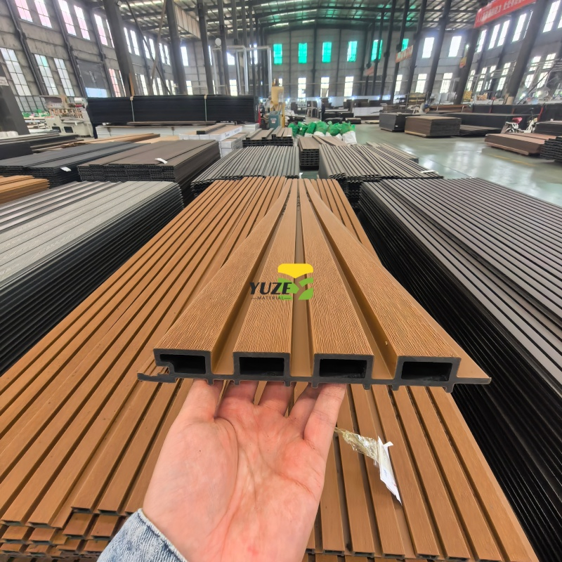 WPC Outdoor Wall Covering with Enhanced UV Stability Outdoors