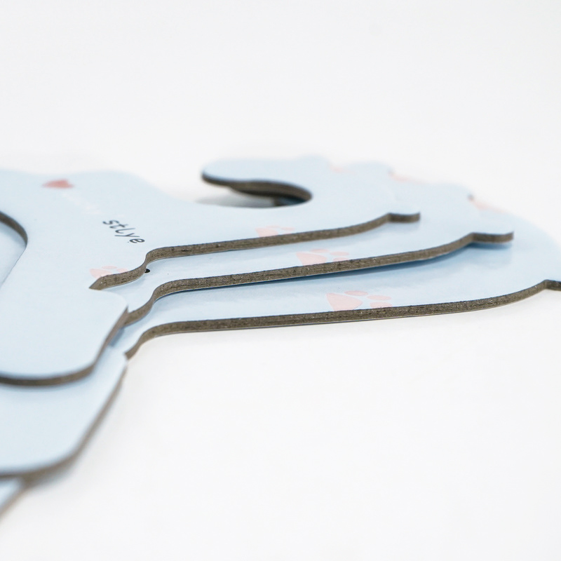 Custom Design Printed Children's Clothes Hangers Eco Recyclable Paper Cardboard Hanger