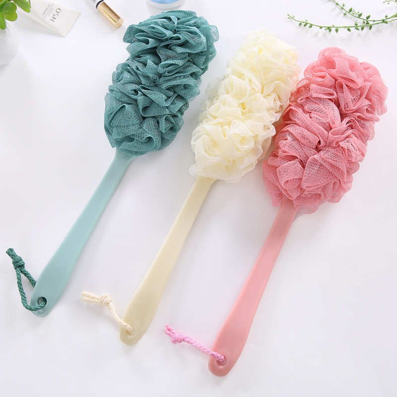 Large Long Handled Bathing Artifact Long Handled Shower Bath Brush Cleaning