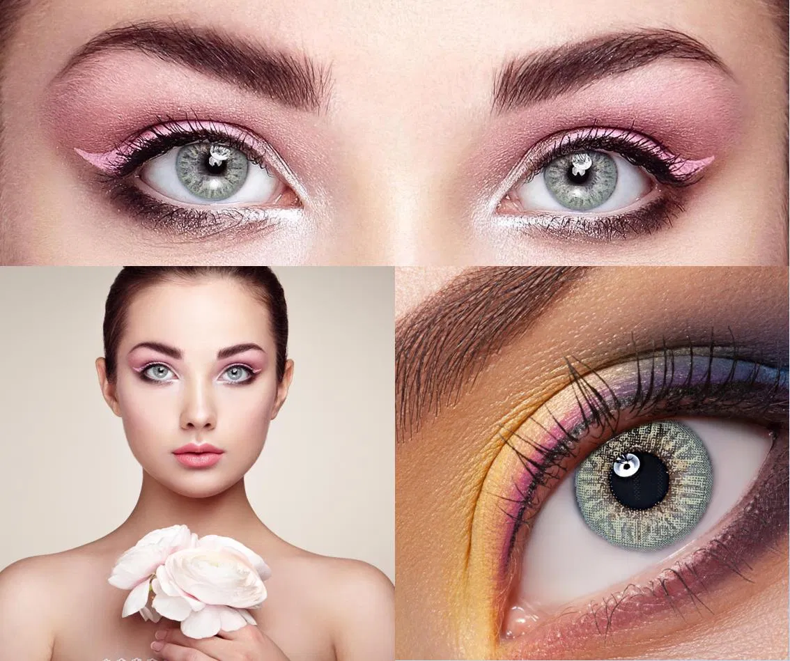 New High Quality and Cheap Price Beautiful Color Contact Lenses From Factory / Can OEM Customized Package